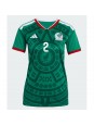 Mexiko Jorge Sanchez #2 Heimtrikot für Frauen WM 2026 Kurzarm Mexiko Jorge Sanchez #2 Heimtrikot für Frauen WM 2026 Kurzarm